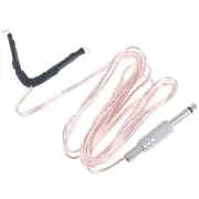 Metal Head Transparent Microphone Clip cord Tattoo Hook Line Tattoo Switch ;z CR