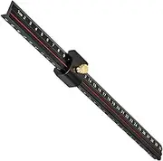 Edge Ruler Woodworking - Stainless Steel Edge Ruler, Stainless Steel Edge Ruler | L-Type Metal Slide Stop Marking Ruler, Inch and Metric Adjustable Ruler Precision Woodworking Scribing Me