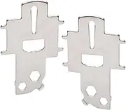 2pcs Deck Plate Key Gas Multifunctional 316 Stainless Steel Boat Gas Cap Key Tool for Fuel Water Tank Replacement Key Sturdy Smooth Comfortable to Touch Portable and Suitable for