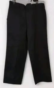 Red Kap 1923 Working Uniform Pants Men's Size 34 X 28 Pockets Belt Loops Black