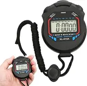 Sports StopwatchTimer, Digital Sport Timer With Large Display Digital And Larm Function, Multi Handheld StopwatchTimer For Running, Cycling, Training, Fitness, Swimming