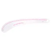 Styling Sewing French Curve Ruler, 46x7.5cm Clear Sewing Pattern Making Ruler