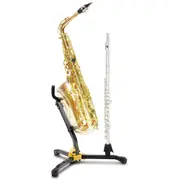 Hercules Alto/Tenor Saxophone & Clarinet/Flute Stand with Bag