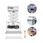 110V 39in Electric Projector Bracket Lift Hanger Ceiling Mount Remote Control