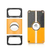 Galiner 3 Jet Flame Torch Cigar Lighter With Punch Stainless Steel Cigar Cutter