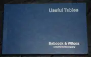 VINTAGE, BABCOCK & WILCOX, "USEFUL TABLES - 14th Edition," 157 Pages (c) 1984