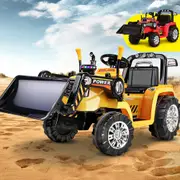 Rigo Kids Electric Ride On Car Bulldozer Digger Loader Remote 6V