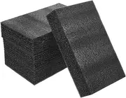 SEWACC 4pcs Black Foam Insert Board for Crafts - Thick Foam Pad, Express Inserts, EPE Packaging Pad, Pearl Cotton