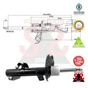 Front Axle Right Shock Absorber, Shocker Suit MAZDA 3 2.3 SP23 (BK3P) 3 Saloon (for: Mazda)