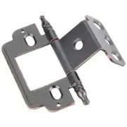 Oil Rubbed Bronze 270° Partial Wrap for 3/4" Frame x 3/4" Door Inset Flush Hinge