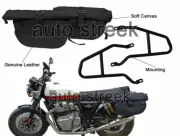 Fit For Royal Enfield GT & Interceptor 650 D2 Pannier Bags With Mounting Rails