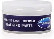 Tetraclean Heat Sink Paste | Thermal Paste | Heat Sink Grease | White Thermal Paste High Temperature Compound| Used for PC, CPU, GPU, Chipset, and for Ovens Cooling | for Home & Commercial Use, 250gm