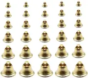 100 Pcs Gold Tiny Bells Craft Mini Bells Christmas Tree Party Decorations 1cm x 100