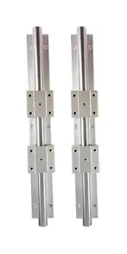 Linear Rail Bearing Slide Kit, Linear Rail CNC Parts 2pcs SBR16 16mm, 800mm L...