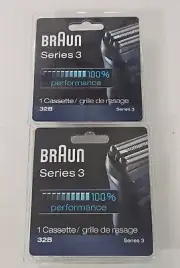 2 Braun 32B Replacement Cutter Cassette Series 3