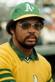 Reggie Jackson Oakland Athletics looks on at an Major League Base- 1974 Photo