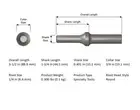 Ajax Tools A1605 - 1/4 Round Rivet Set - Made In The USA