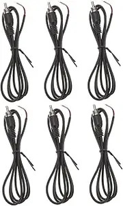 SWOOMEY to Bare Wire Cables 6 Pack Audio Video Cord Long Lasting Flexible 1m Length Easy Installation