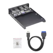 Front Panel 5Gbps Type-C USB 3.0 Micro SD/TF Desktop PC Host USB Docking Station