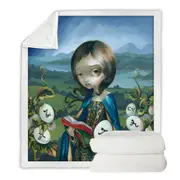 Alchemy Woman The Philosopher's Egg Throw Blanket