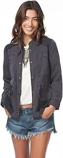 [Rip Curl] Junior's Calypso Military-Inspired Lightweight Jacket - Gray
