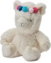 Warmies Plush Llama Microwavable Wheat Bag, Weighted Plush Teddy with French Lavender Scent, Microwavable Toy Heat Pad Suitable for All Adults and Children