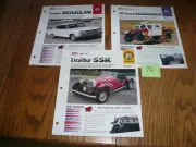 Three from USA Hot Cars UNIQUE IMP BROCHUREs IMP 96 - Hummer Excalibur Rambler