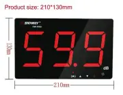 SW-525A 30-130dB Digital Sound Level Meter LCD Display Noise Meter Wall Mounted