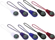 10pcs Portable Compass for Mini Lanyard Hiking Navigation Tool Weatherproof Lightweight for Classroom Outdoor Adventures