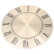 Clock Dial Face Home Ornament For Livingroom Bedroom Decoration Flat Profile