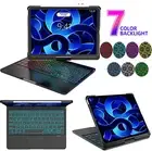 Touchpad Keyboard Case With 360 Rotate For iPad 7/8/9/10th Gen Air 4/5th Pro 11"