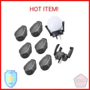 6 Pcs Golf Ball Pick Up Retriever Grabber, Foldable Golf Ball Pick Up Claw Sucke