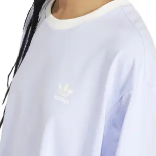 【adidas 愛迪達】運動服 短袖 T恤 女上衣 GRADIENT TRF T(IT9820)