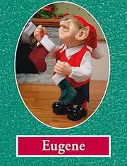 [Zims] 10" The Elves Themselves Eugene Collectible Christmas Elf Figure