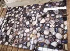 Natural Agate Coffee Table Top, Agate Geode Center Table Top, Handmade Decor