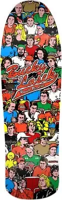 Powell Peralta Bucky Lasek Stadium '03' Skate Deck, Orange Stain, 10" x 31.5"