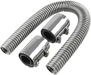 1Set Flexible Automotive Radiator Hose Kit Durable Zinc Alloy Cooling Hoses Fit Easy Installation Lightweight Design for Efficient Engine Cooling