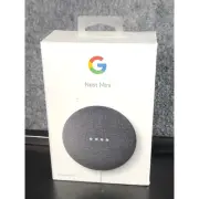 Google Nest Mini 2nd Gen Smart Speaker Charcoal - Voice-Controlled Assistant