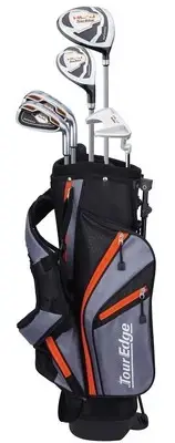 New Tour Edge Golf LH HL-J 4X1 6 Piece Orange Junior Set (Ages 5-8) Left Handed