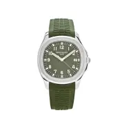 Patek Philippe Aquanaut 5168G-010 'Jumbo' White Gold Khaki Green (2024)