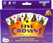 Five Crown Card Game Family Card Game - Fun Game To Spend A Family Game Night With Children, Crown Card Board Game Card.