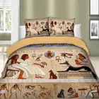 Ancient Egyptian Quilt Cover Doona Duvet Set Double/Queen/King Size Bedding Sets