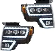 Auto LED Light For Car Head Lamp Compatible For FORD F150 FULL LED HEADLIGHTS 2009-2014 H7 LED H7 Luces LED 12v