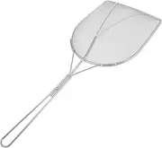 TOBBOMEY Outdoor Camping Grease Shovel Flour Sifter for Sourdough Bread Spider Cooking Utensil Fat Skimmer Gravy Separator Hot Pot Strainer Mesh Skimmer Food Strainer Skimmer Spoon Sieve