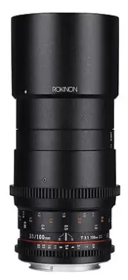 Rokinon Cine DS 100mm T3.1 ED UMC Macro Lens for Canon EF - DS100M-C