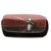 New Eren Yeager Style A ATTACK ON TITAN Canvas Pencil Bag AoT Shingeki no Kyojin