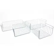 NEW! CABINET WIRE BASKET SHELF - CREATES MORE STORAGE SPACE! HANGING SHELVES