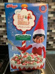 Kellogg’s The Elf On The Shelf Sugar Cookie Cereal With Marshmallows 12.2 oz Box