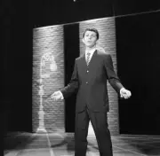 American singer and actor Frankie Avalon sings on The Ed Sulli- 1959 Old Photo