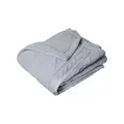 Knit Throw Rug - Grey